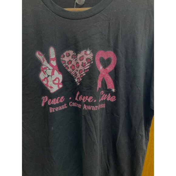 Squishy Faces - Peace Love Cure Breast Cancer Awareness M - Picture 3 of 4